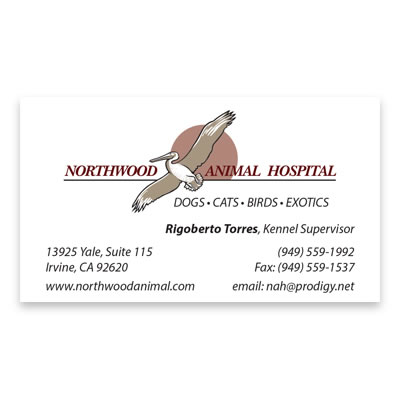 Northwood Animal Hospital : Business Card