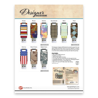 Designer Capless : Brochure
