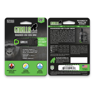 GorillaDrive 3.0 : Blister Card